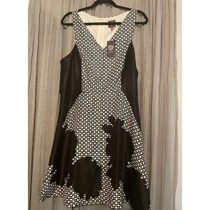 Vince Camuto Fit & Flare A-Line Dress